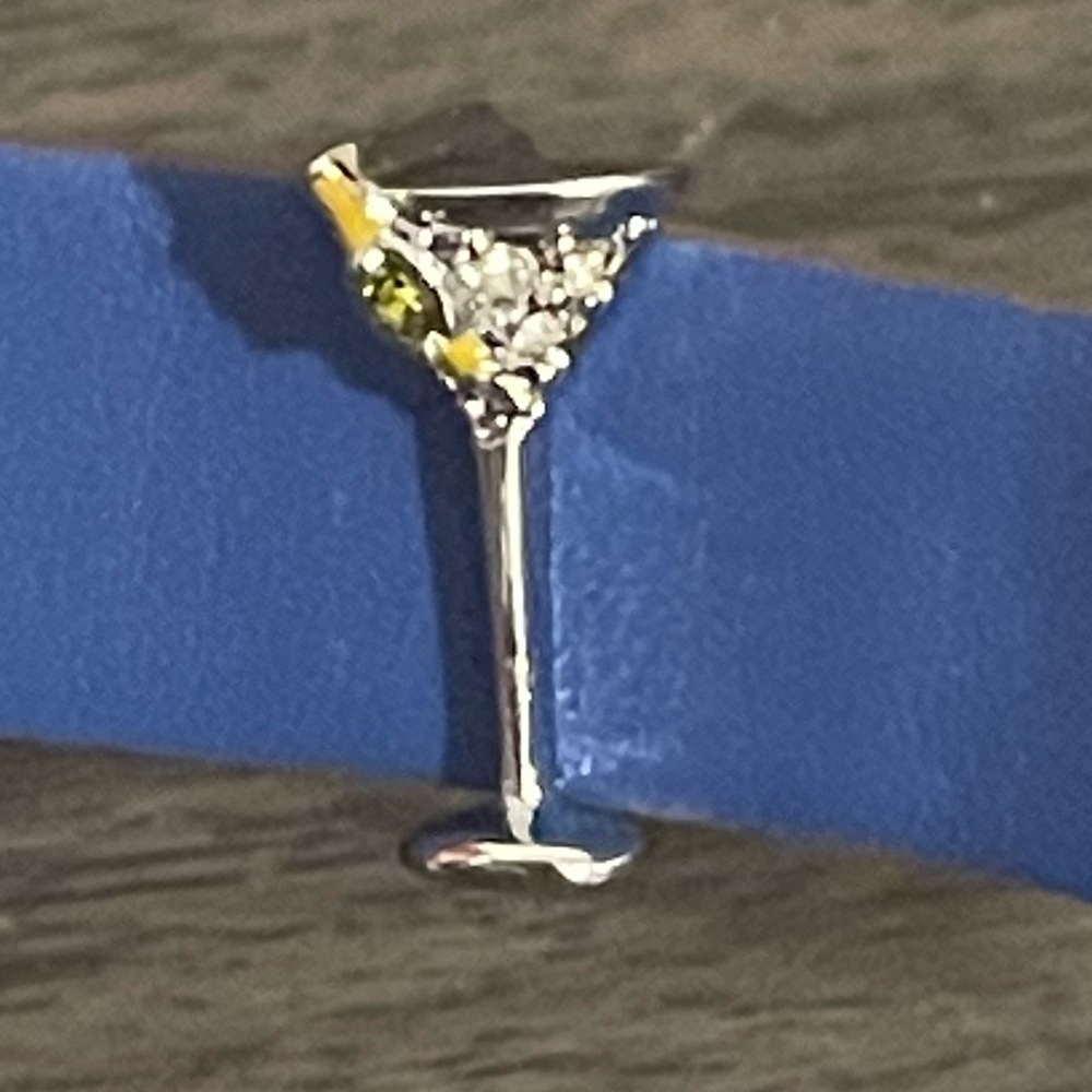 Pave Martini Glass